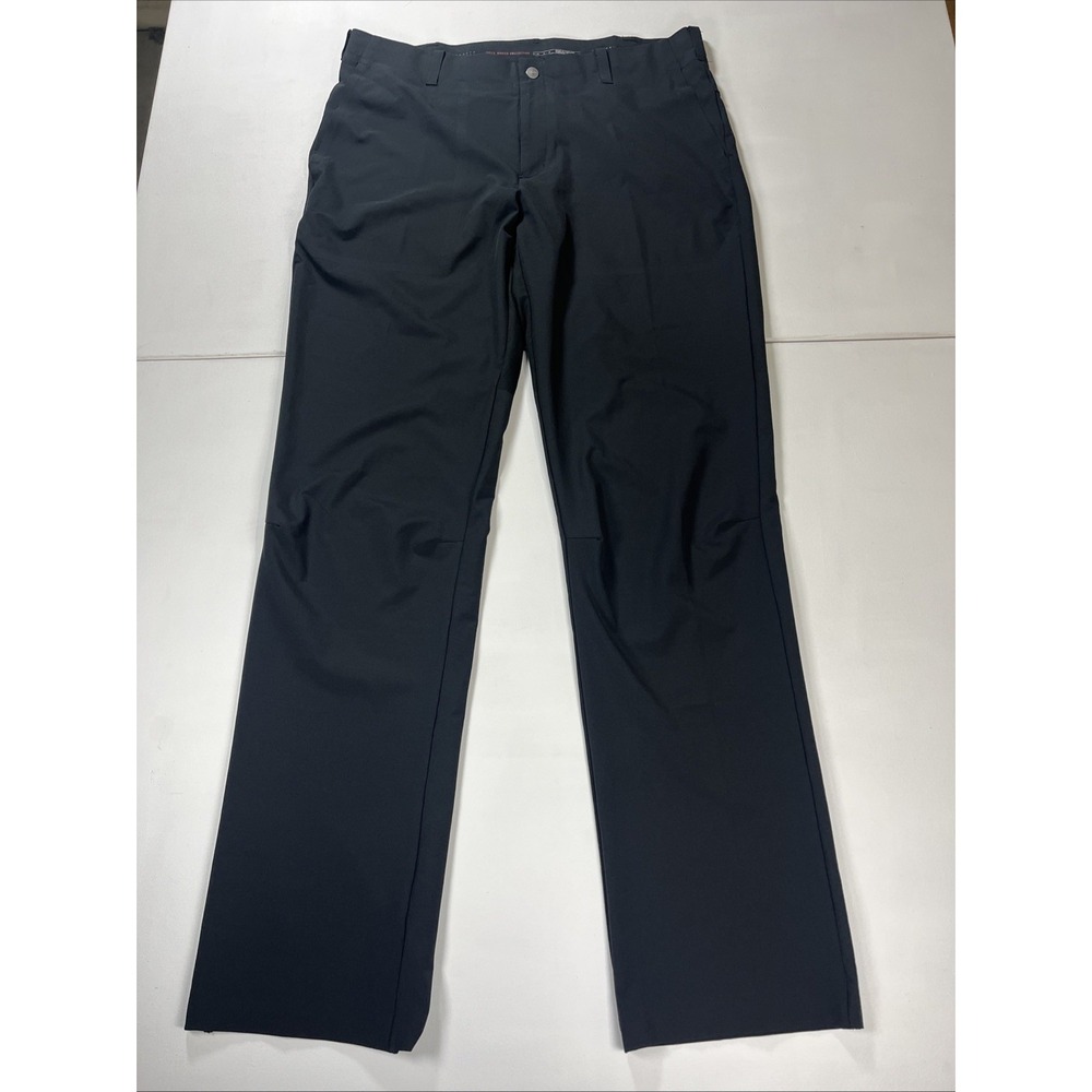 Tiger Woods Adaptive Fit Vented Golf Pants Black Nike Stretch Mens 34 X 34